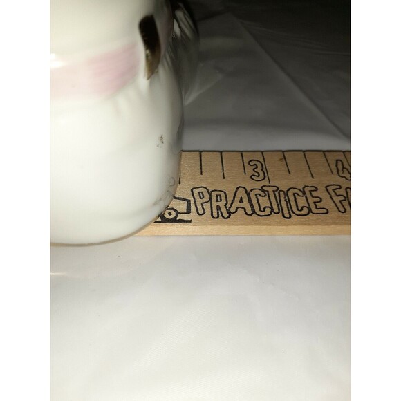 Vintage Collectible Art Deco Porcelain Baby Shoe Painted Flower and Gold Trim - Picture 8 of 8